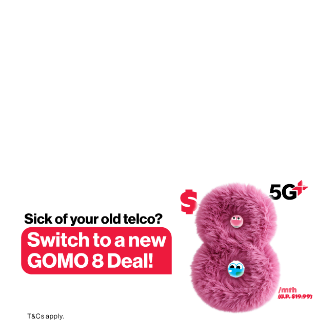 $8 GOMO 8 Deal for 800GB​