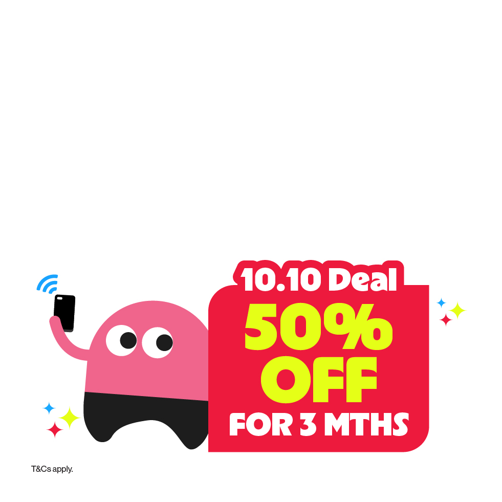 Port in for smarter deals: 50% OFF 5G+Plans for 3 months.