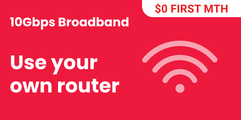 GOMO Broadband 10Gbps Core Saver plan with 12-mth contract - Free WiFi 7 router & Installation with 24/7 live chat support