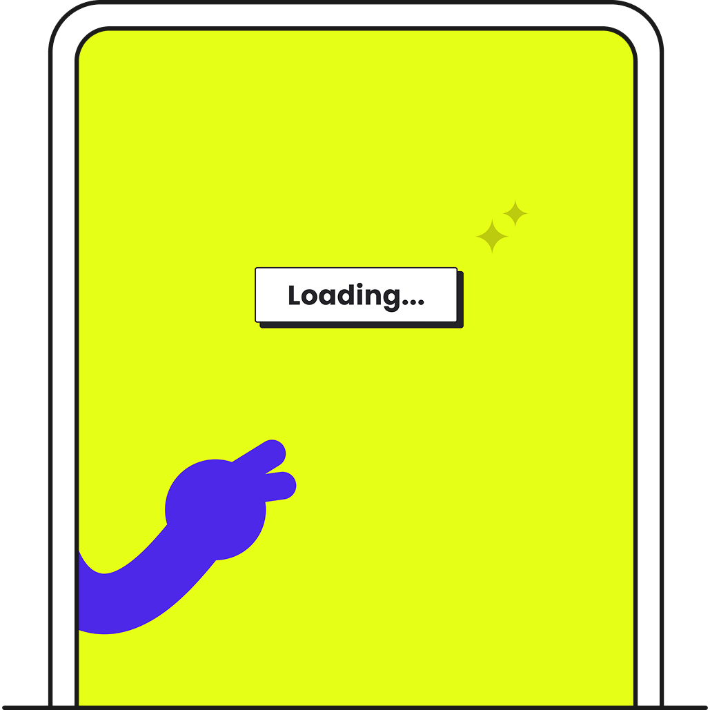 Loading screen to install eSIM.