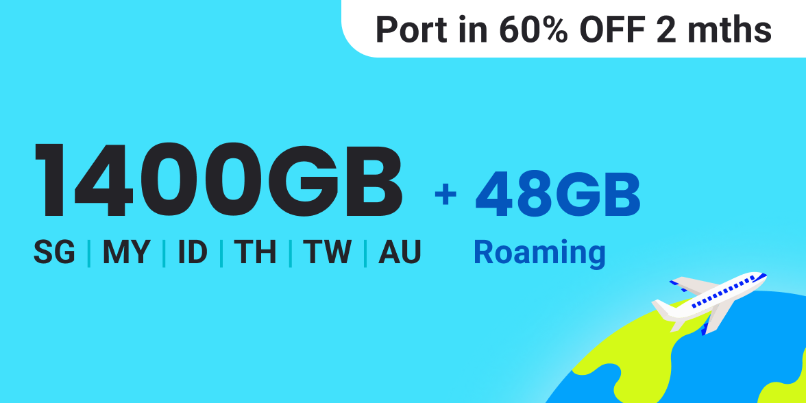 GOMO 5G+ Core Mobile Plan: 700GB 5G+ local data + 748GB roaming data