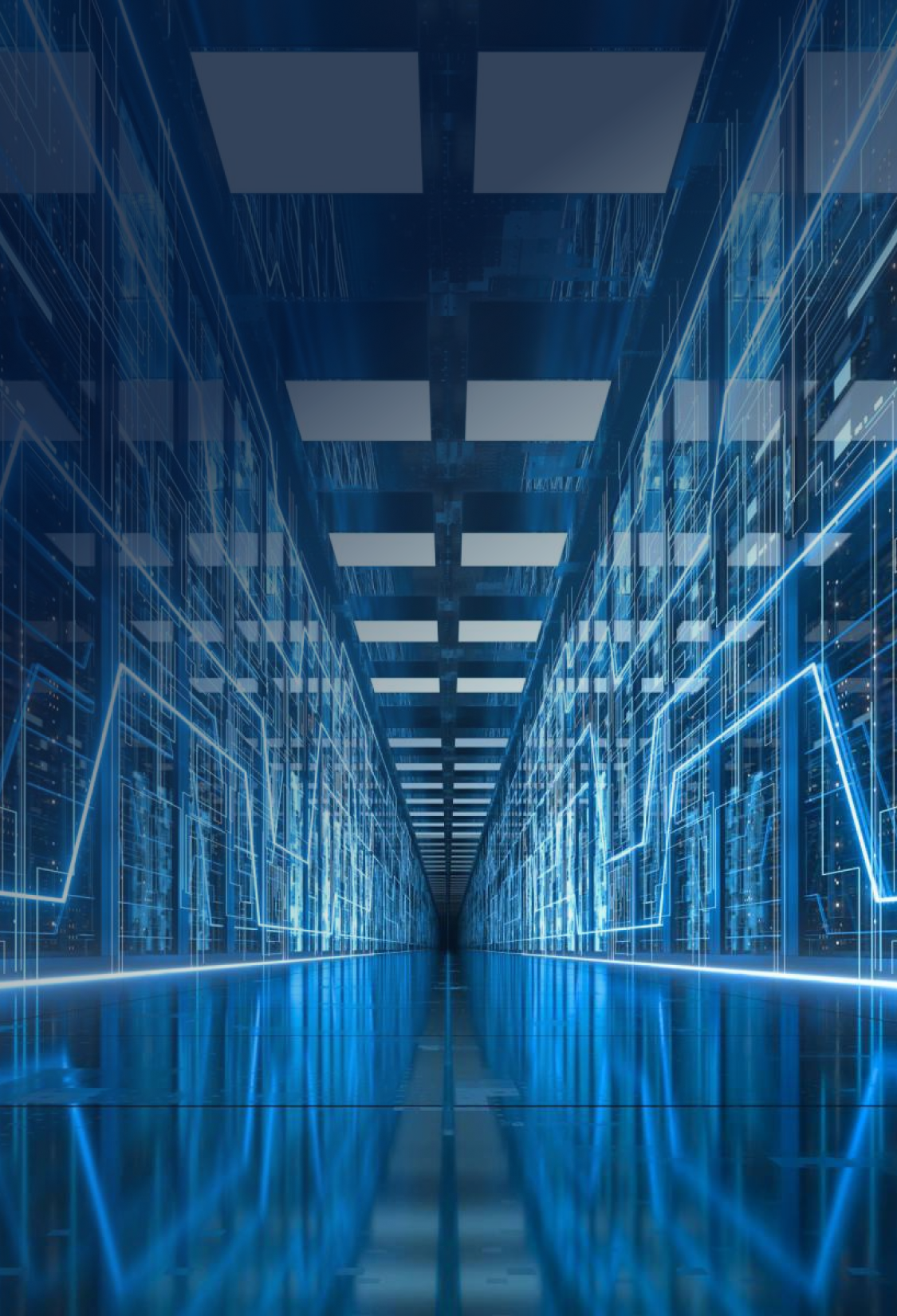 High-density server racks with advanced cooling solutions