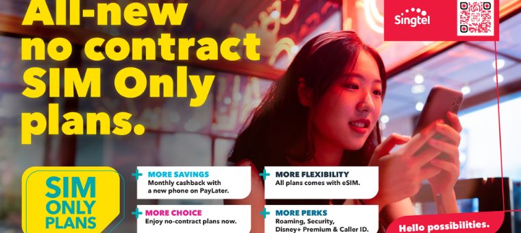 Singtel launches Singapore's most valuable SIM-only plans and mobile, TV and broadband deals in celebration of National Day