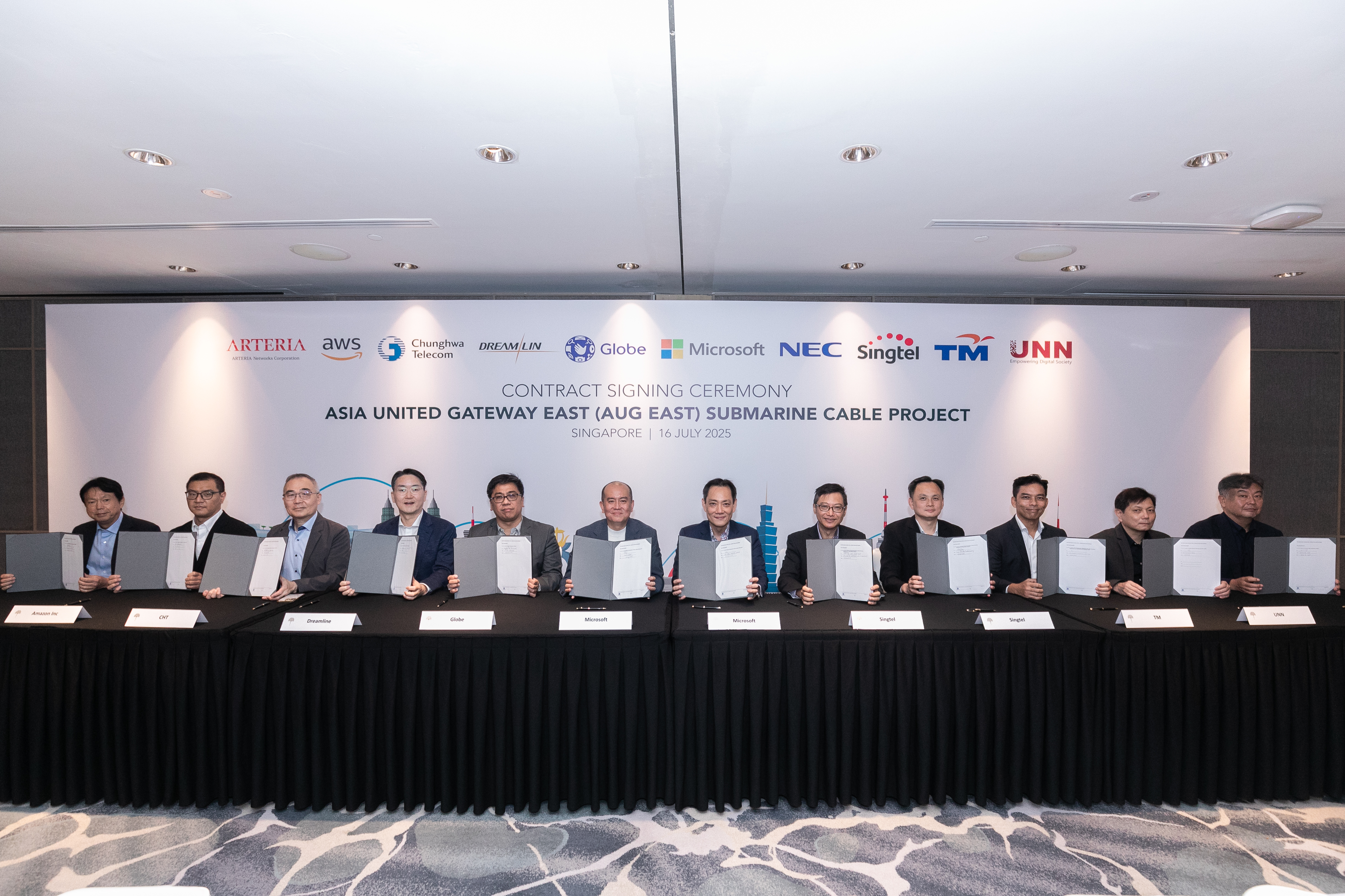AUG East Consortium and NEC to develop high-capacity submarine cable system across East Asia