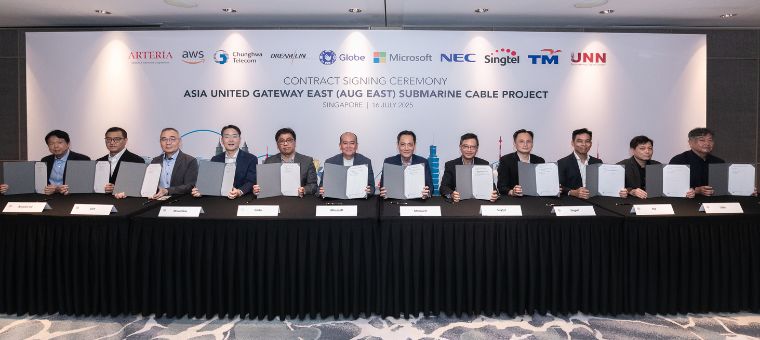 AUG East Consortium and NEC to develop high-capacity submarine cable system across East Asia