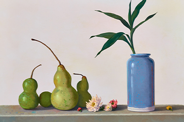 Bottle Gourd with Chrysanthemum