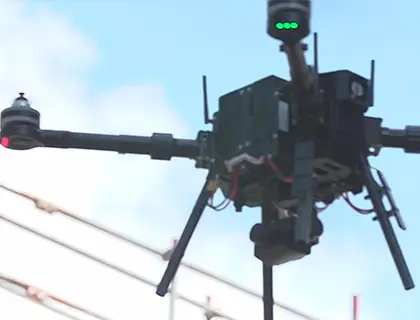 Drone flights for site inspections