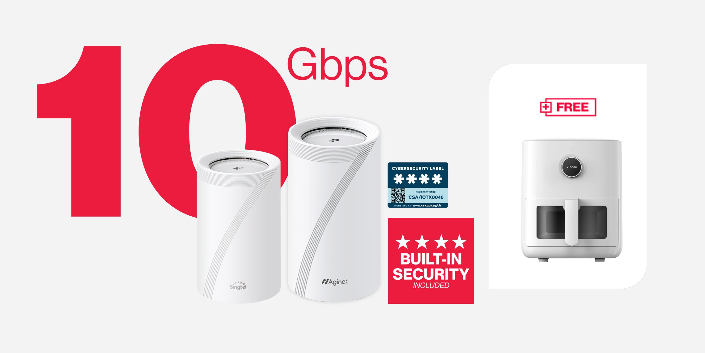 10Gbps Broadband Premium TP-Link WiFi 7 Tri-band Router + Mesh