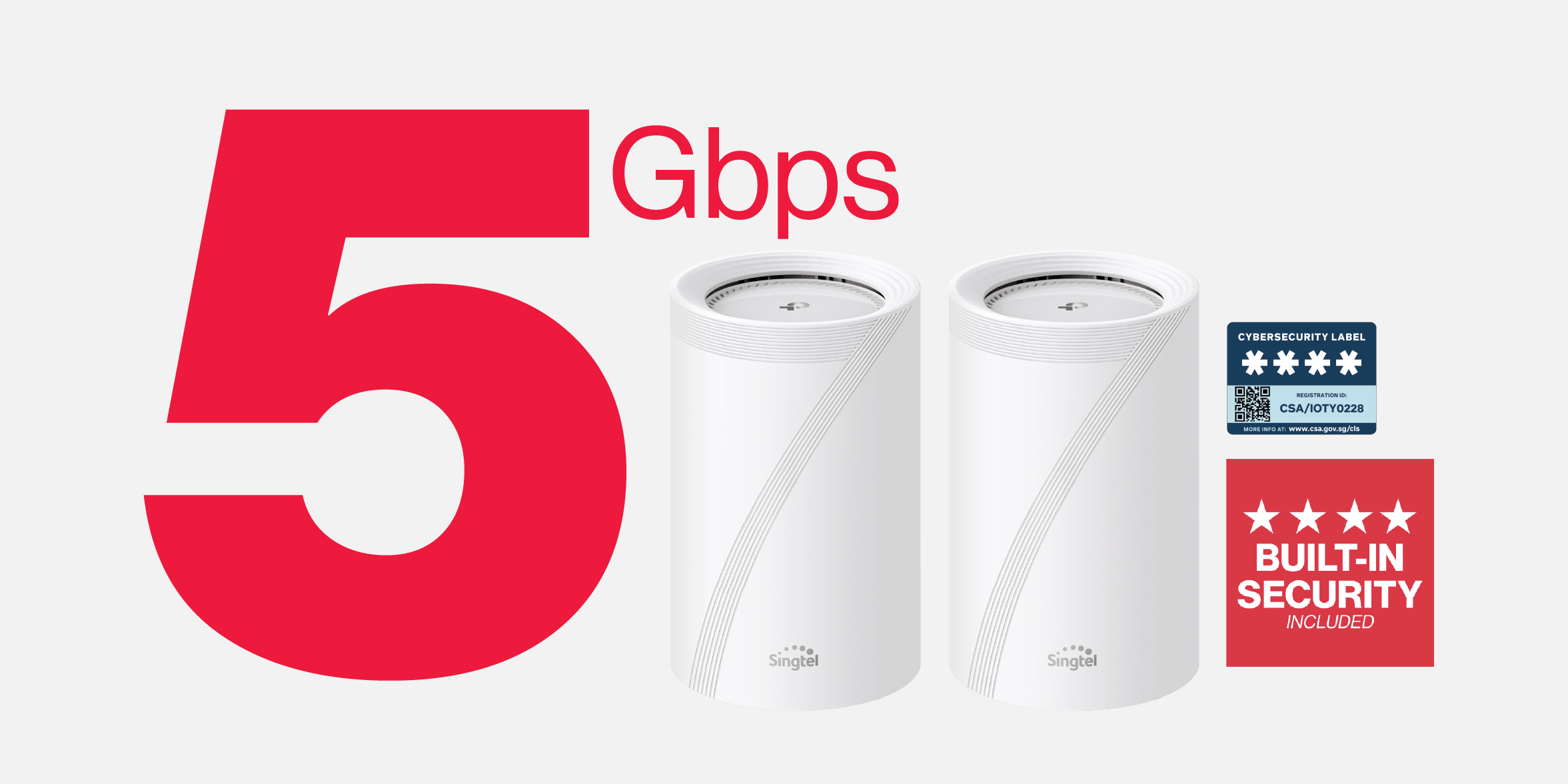 5Gbps Broadband TP-Link WiFi 7 Tri-band Router + Mesh