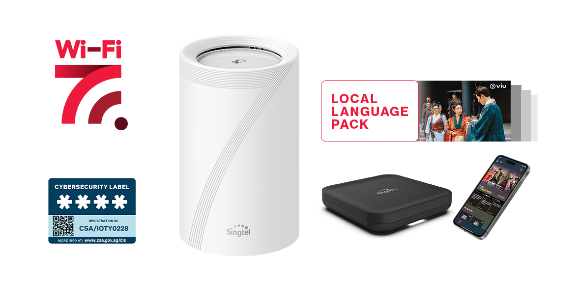 5Gbps + Singtel TV Ethnic Pack at $49.88/mth