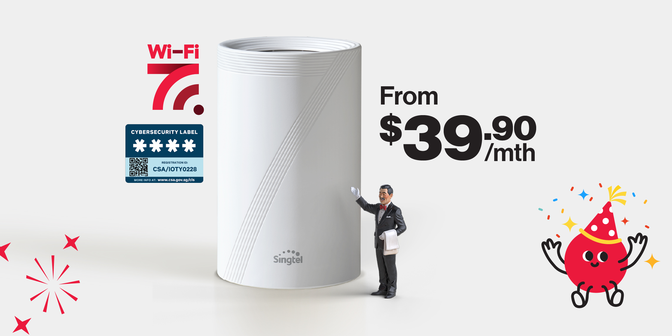 Singtel 5Gbps Broadband at $39.90/mth 