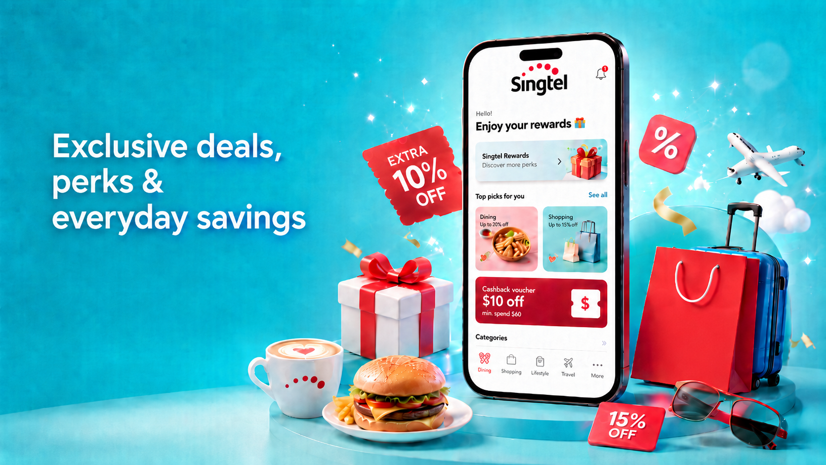 Singtel Red: Exclusive perks, discounts & more! - Singtel