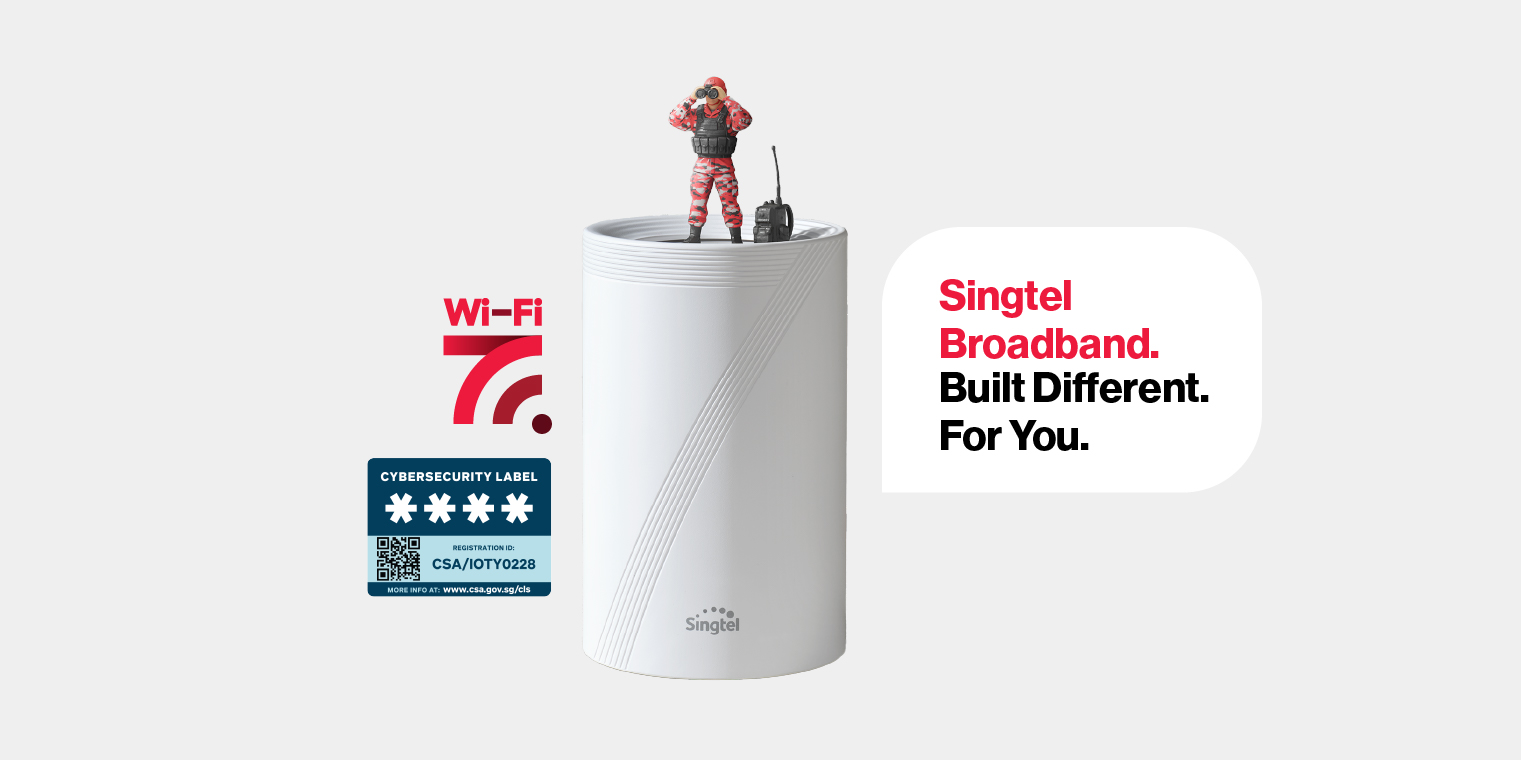 Why Singtel Broadband has Singapore’s best network for your home