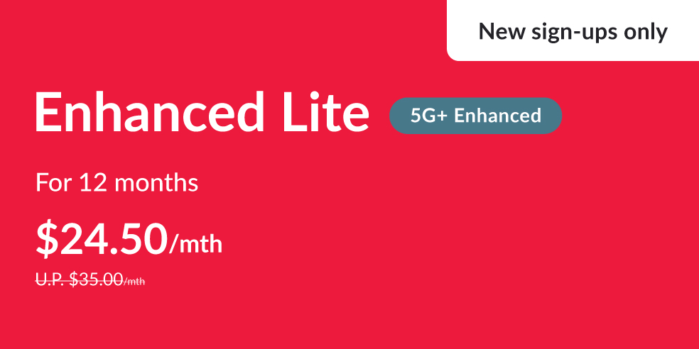 Singtel SIM Only Lite plan - now on eSIM with 300GB 5G+ data, 400 mins talktime & 400 SMS for $24.50/mth