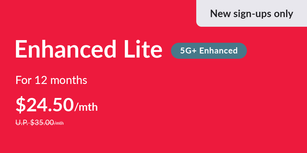 Singtel SIM Only Lite plan - now on eSIM with 420GB 5G+ data, 400 mins talktime & 400 SMS for $24.50/mth