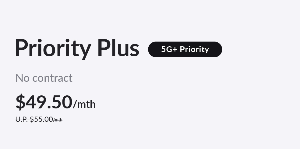 Singtel no contract SIM Only Priority Plus plan - now on eSIM with unlimited 5G+ local data, 1000 mins talktime & 1000 SMS for $55/mth