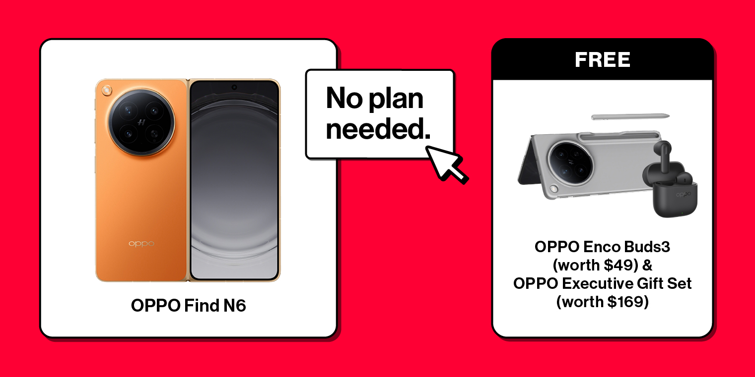 $350 OFF OPPO Find N6. No plan needed.