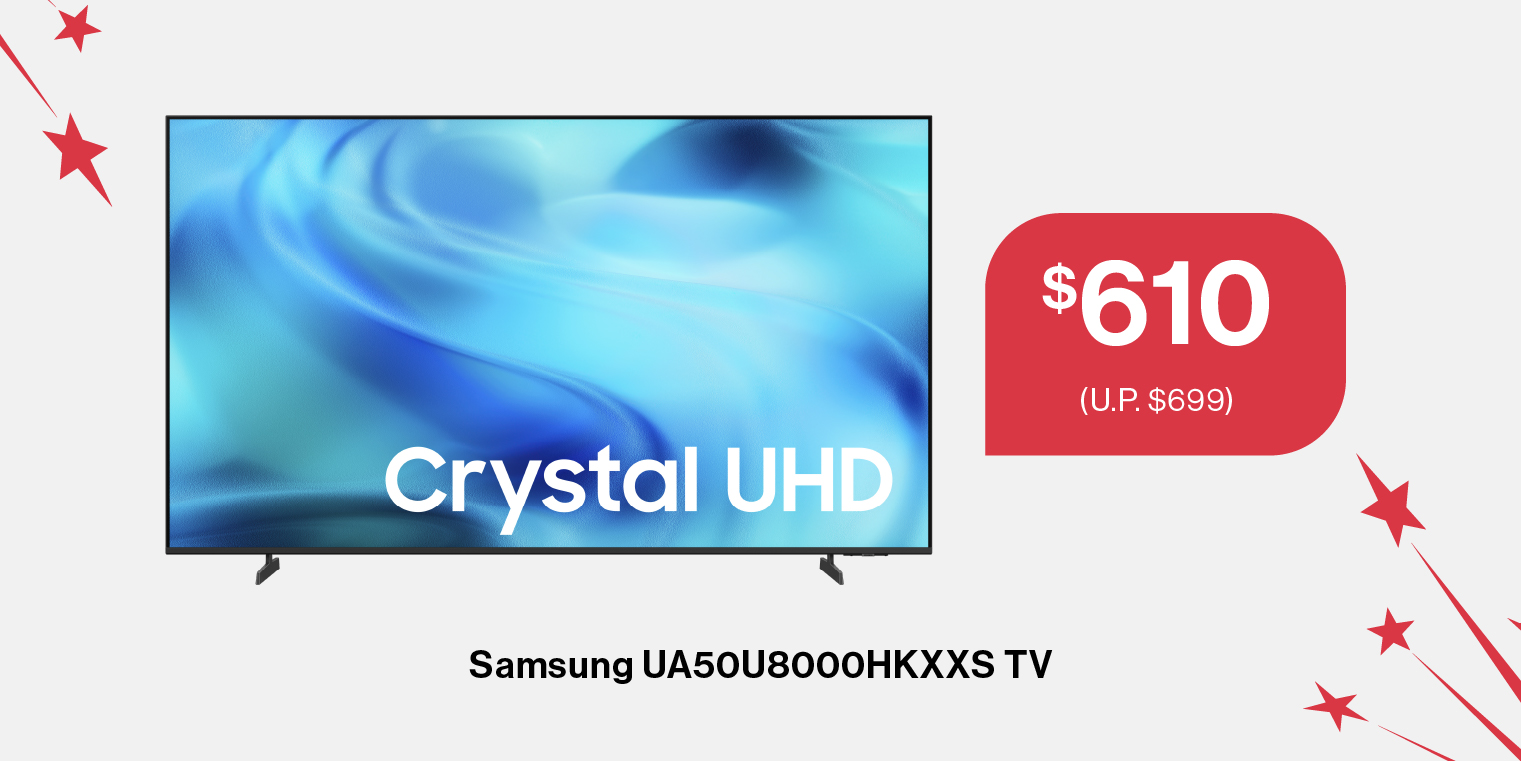 Save on your next Samsung TV with Singtel. No plan needed.