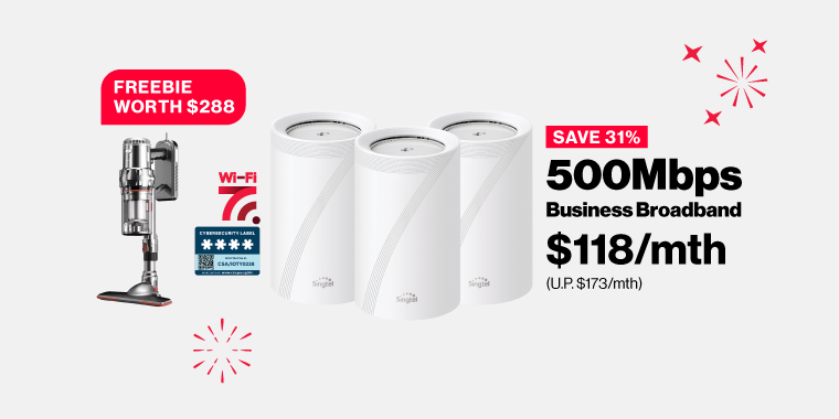 More savings with Singtel Business this National Day.