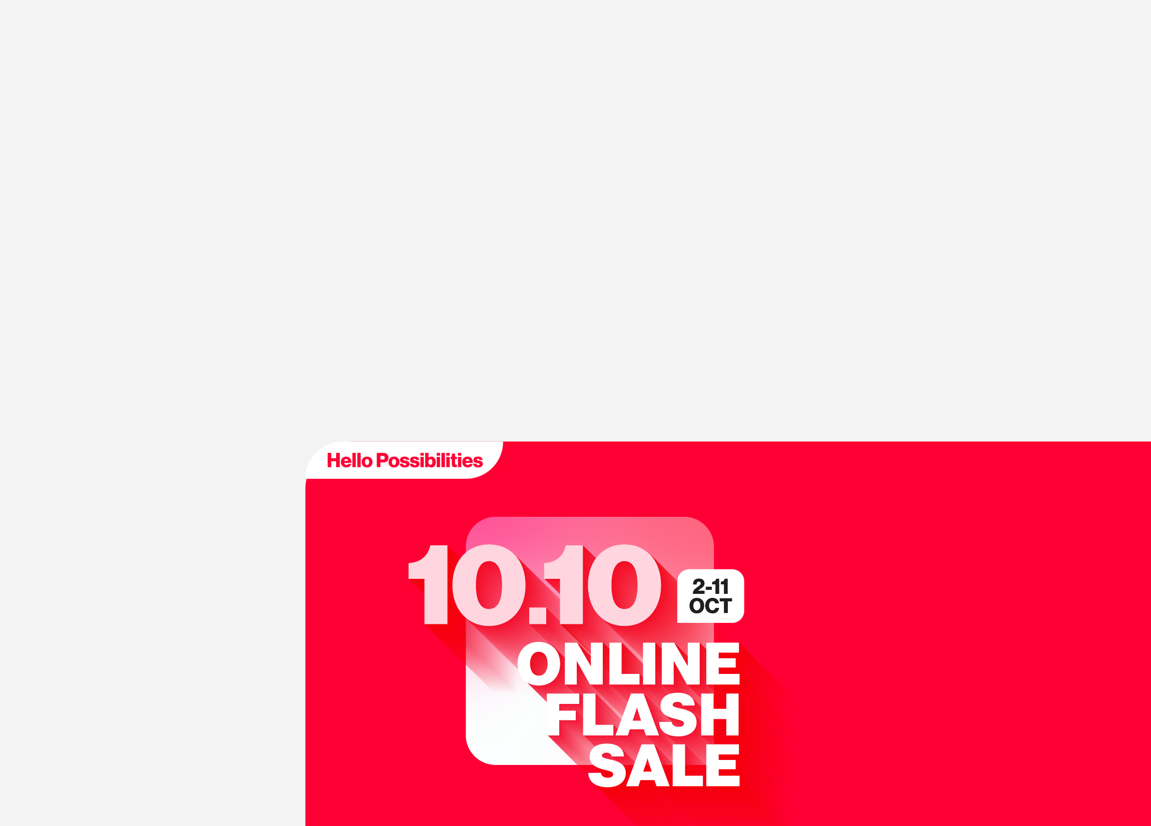 Shop Singtel's Online Flash Sale deals from now till 11 October 2026.