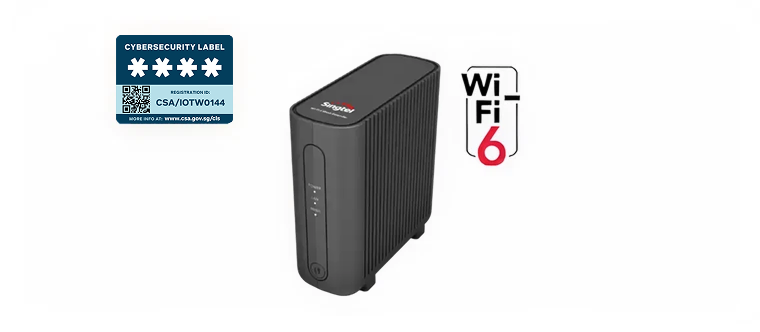 2Gbps Mesh Plan with Singtel WiFi 6 Mesh Extenders - Singtel