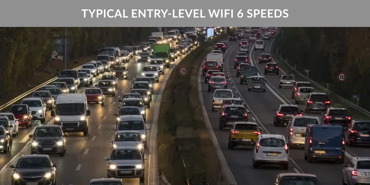 Entry level WiFi 6 devices are like narrower highways - Singtel