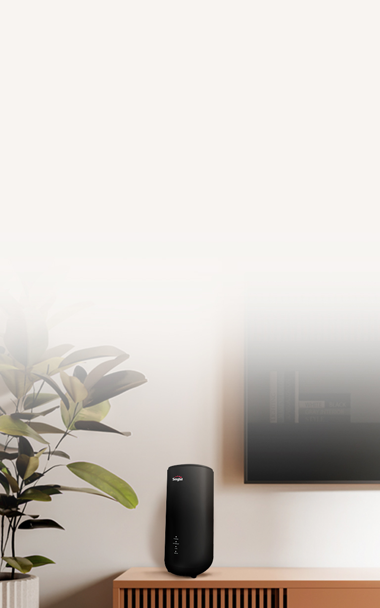 Experience total connectivity at home with Singtel Fibre Broadband.