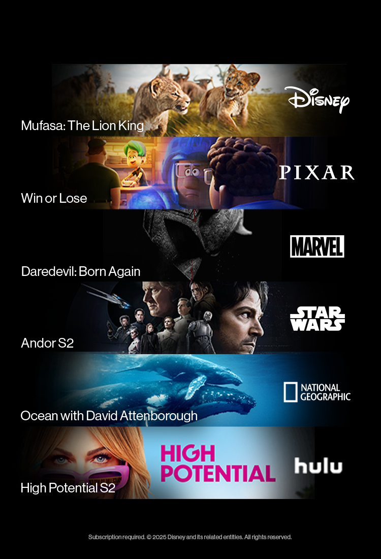 Dive into Disney+ for a variety of programs from Disney, Pixar, Marvel, Star Wars, National Geographic - Singtel