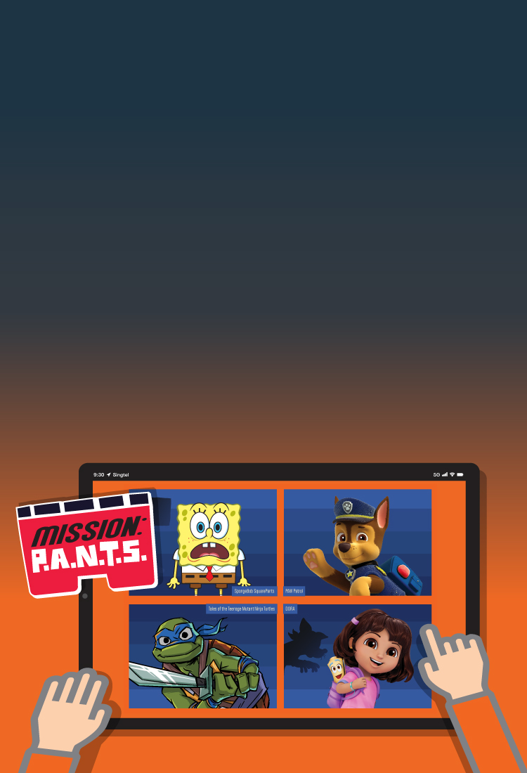 Join Nickelodeon's SpongeBob, Chase, & Dora for a fun digital safety adventure at Tampines Hub, 9-15 Dec - Singtel