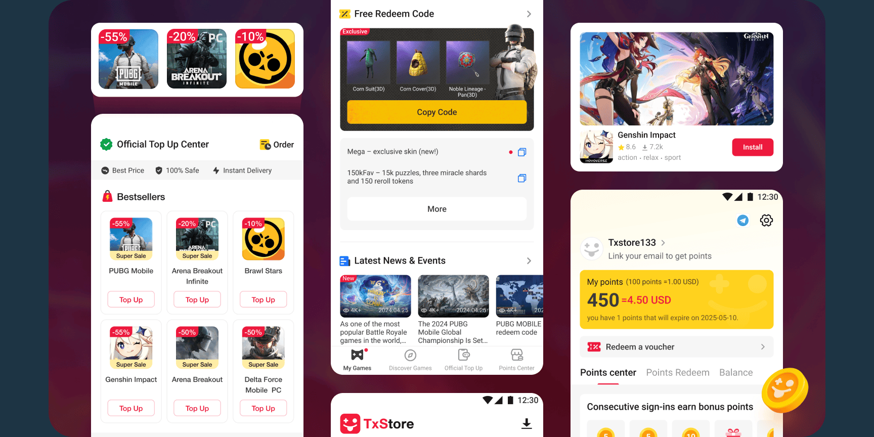 how to download txstore app