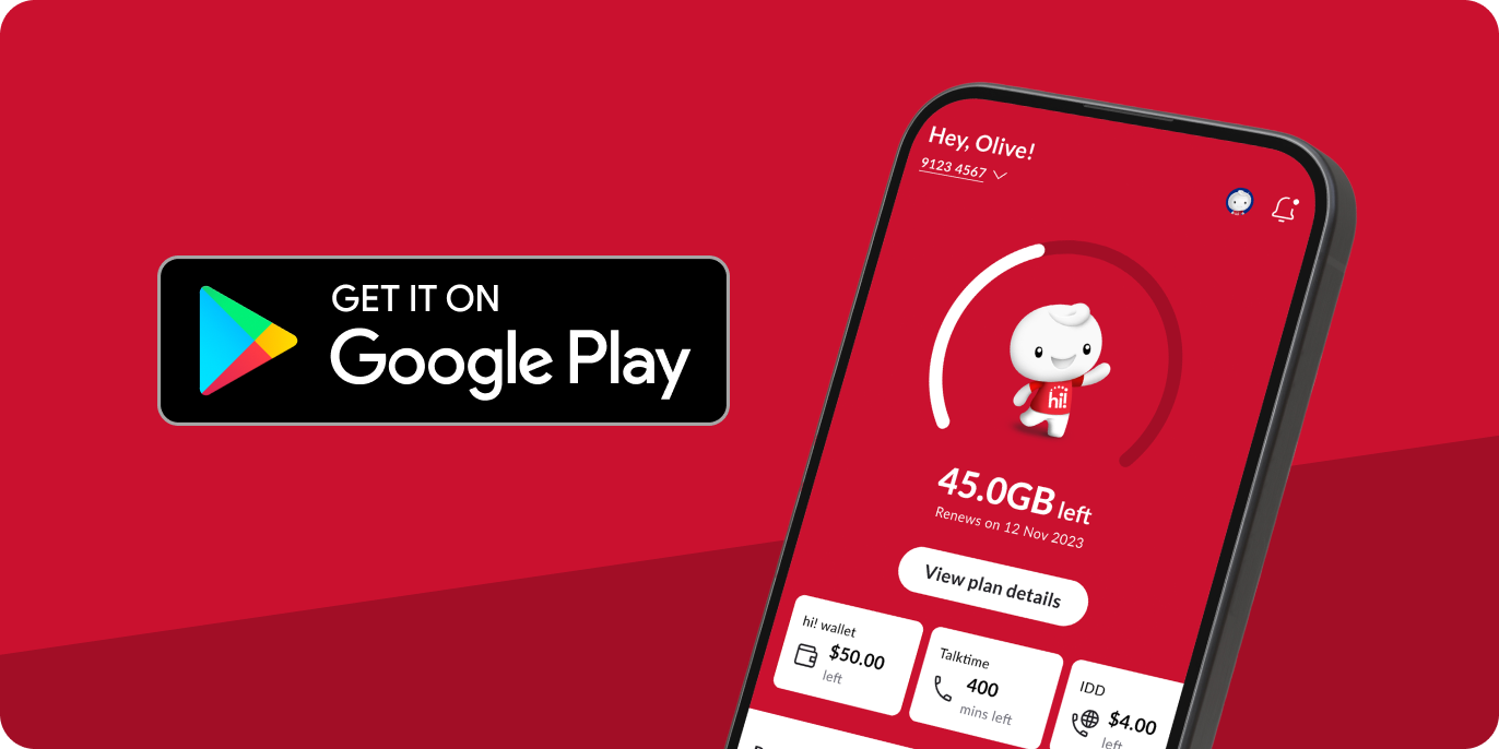 Singtel hi! - Affordable No-Contract Mobile Plans in Singapore