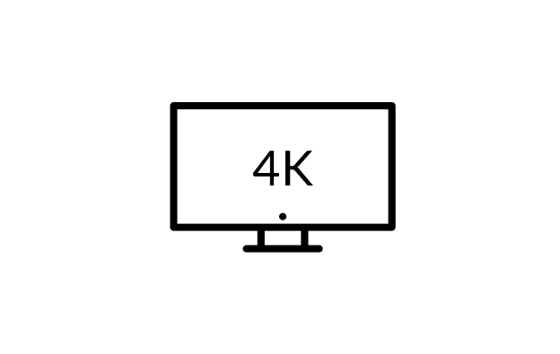 4k tv icon