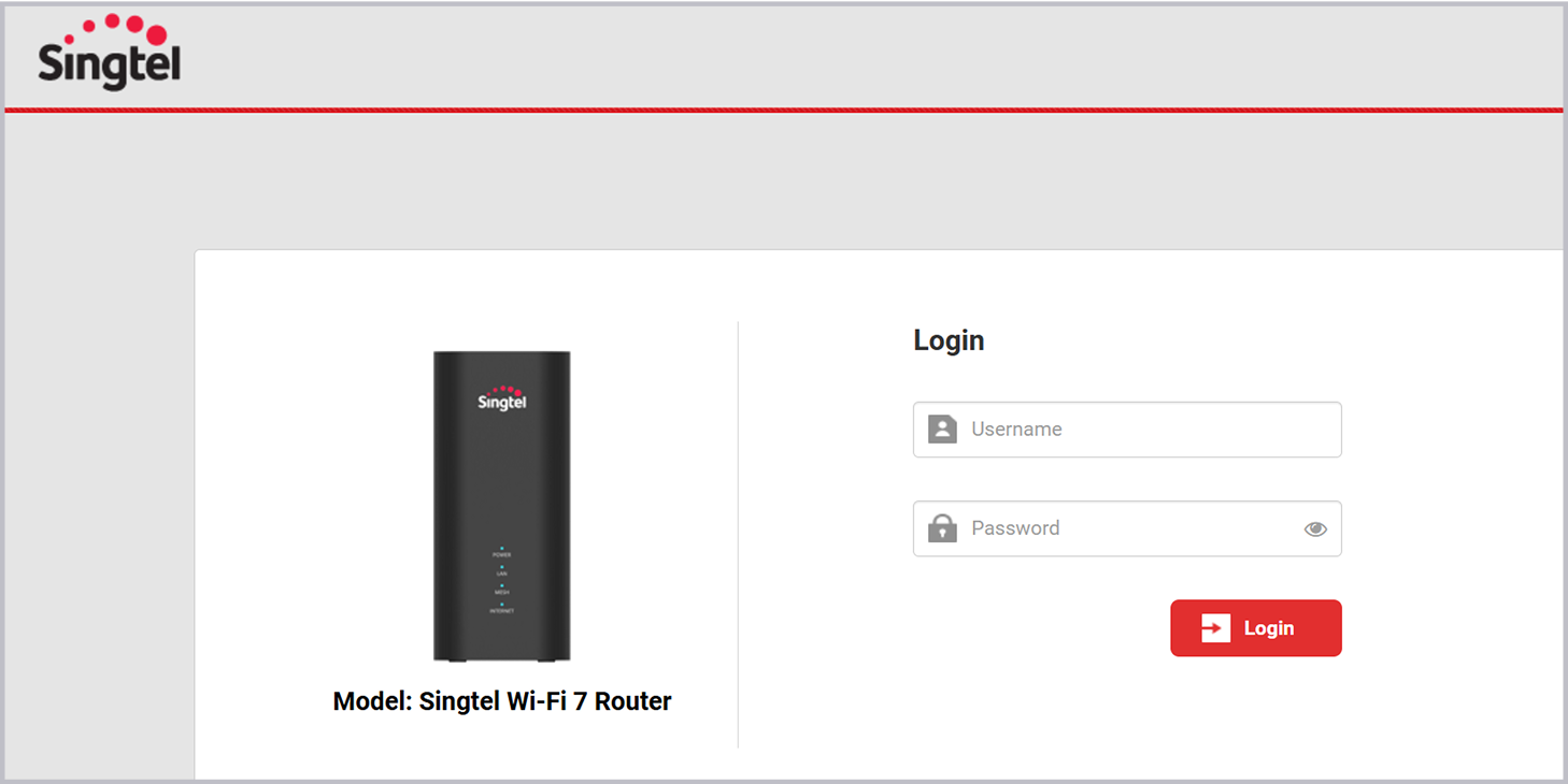 Device management platform login page. 