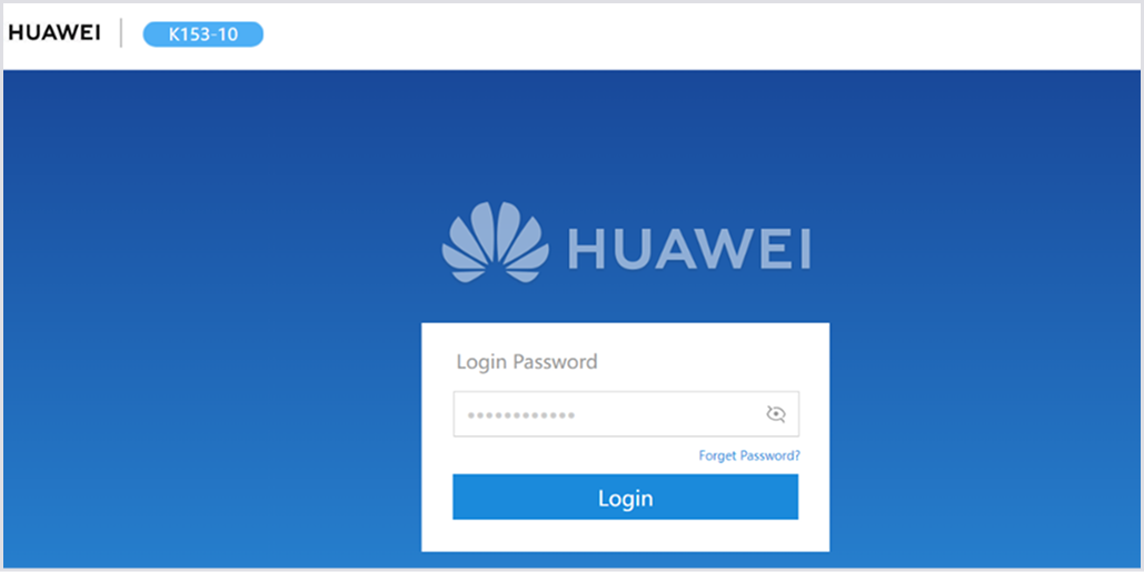 Enter the password (same password as the connected primary FTTR) to log in.    The secondary FTTR will use the same login password as the primary FTTR once connected.
