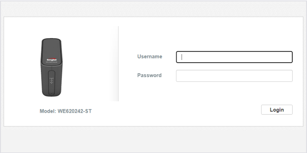 Upon completion, the page will refresh back to the login page.