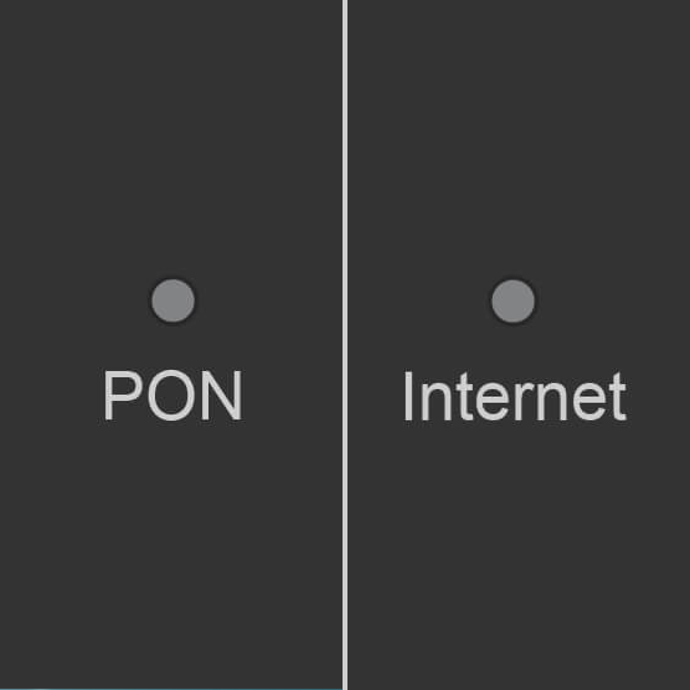 no pon internet light