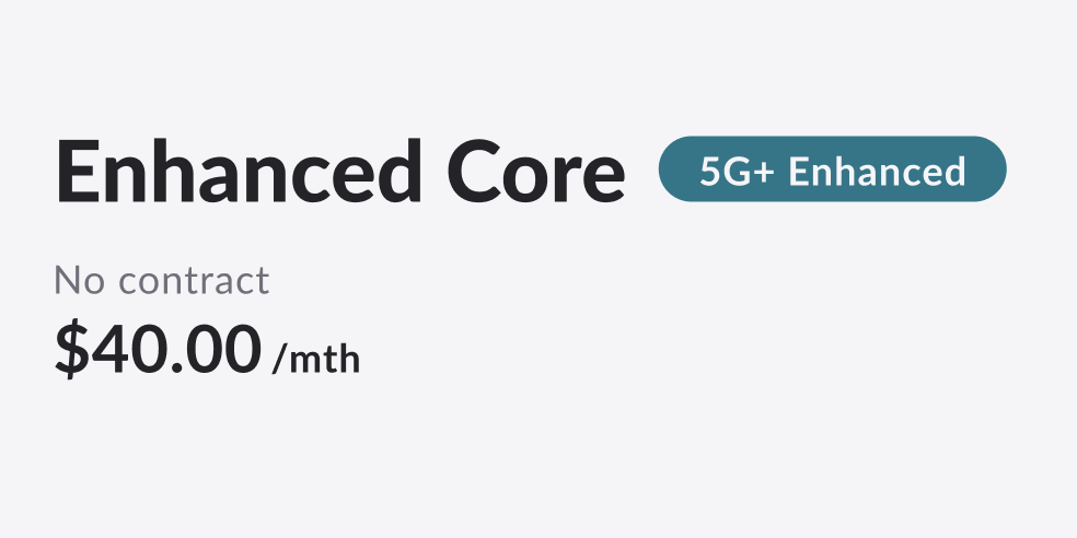 Singtel no contract SIM Only Enhanced Core plan - now on eSIM with unlimited 5G+ data, 700 mins talktime & 700 SMS for $40/mth